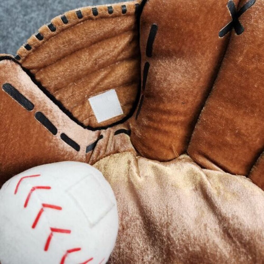 Build-a-Bear Oversized Stuffed Plush‎ Baseball Glove w/Baseball - Picture 2 of 5